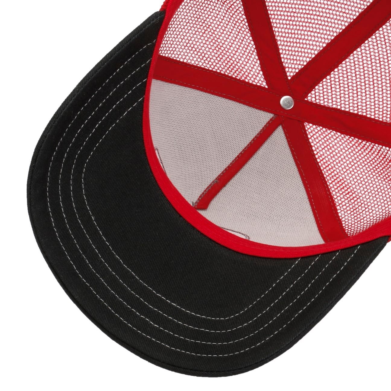 Garage American Heritage Trucker Cap - Grey/Red