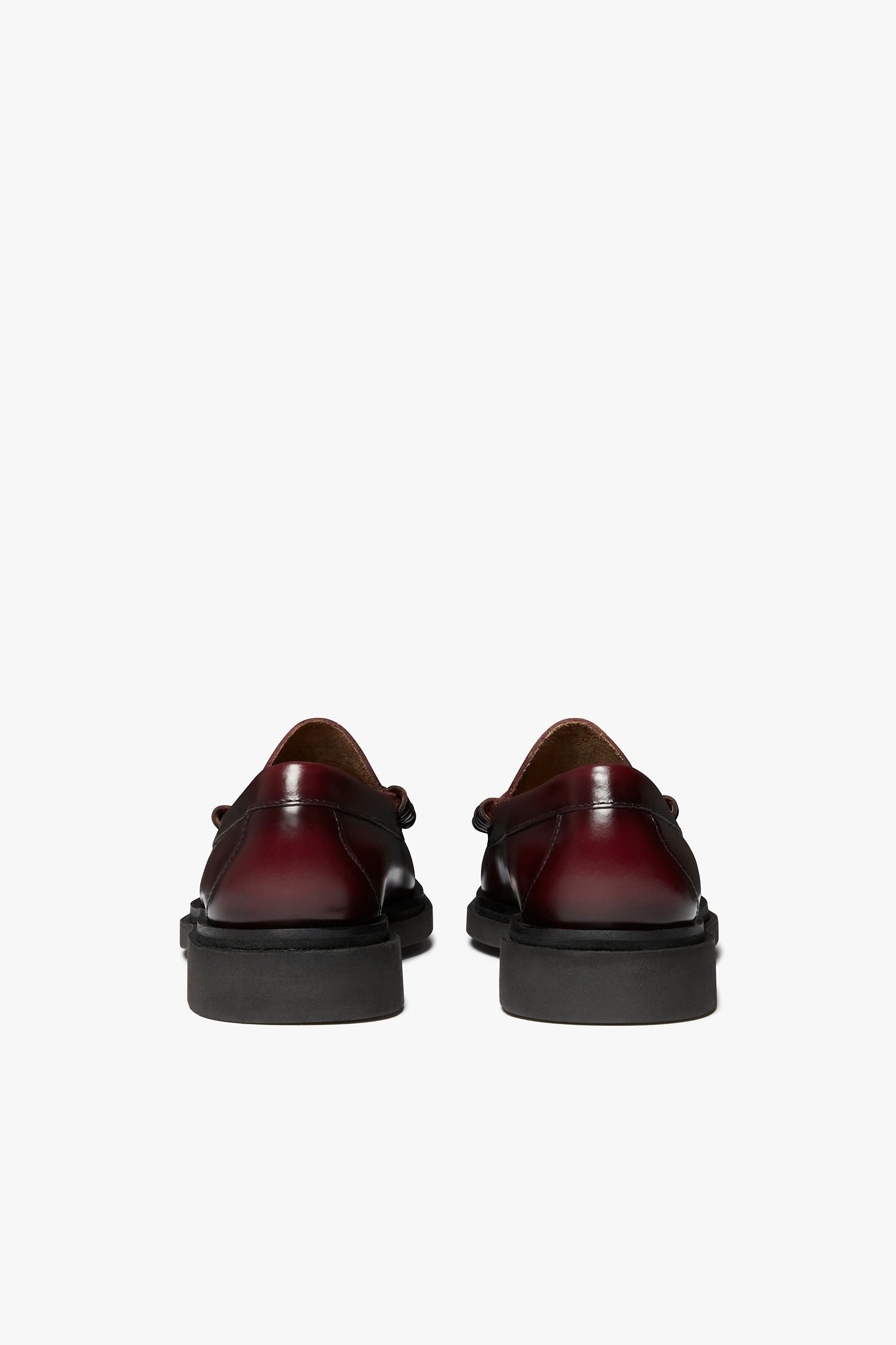 G.H. Bass Weejuns Step Larson Penny Loafers - Wine Leather