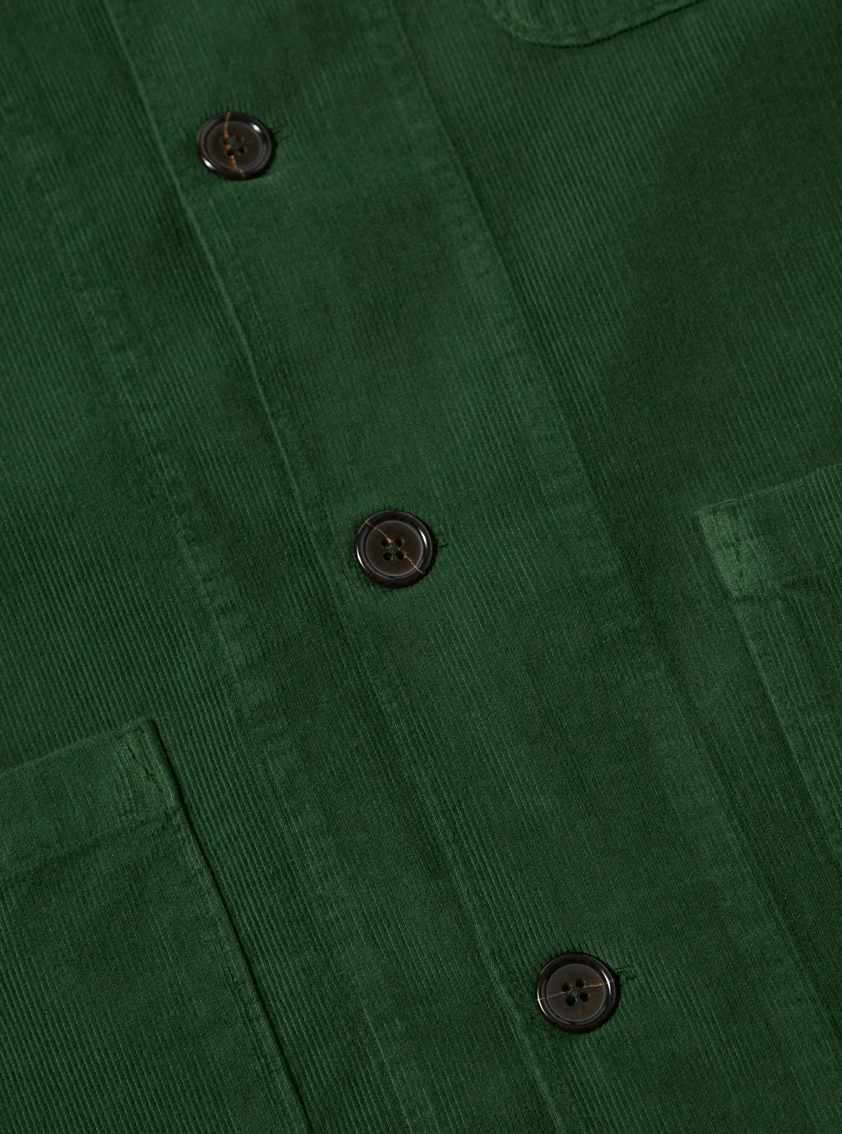 Bakers Overshirt - Green Fine Cord