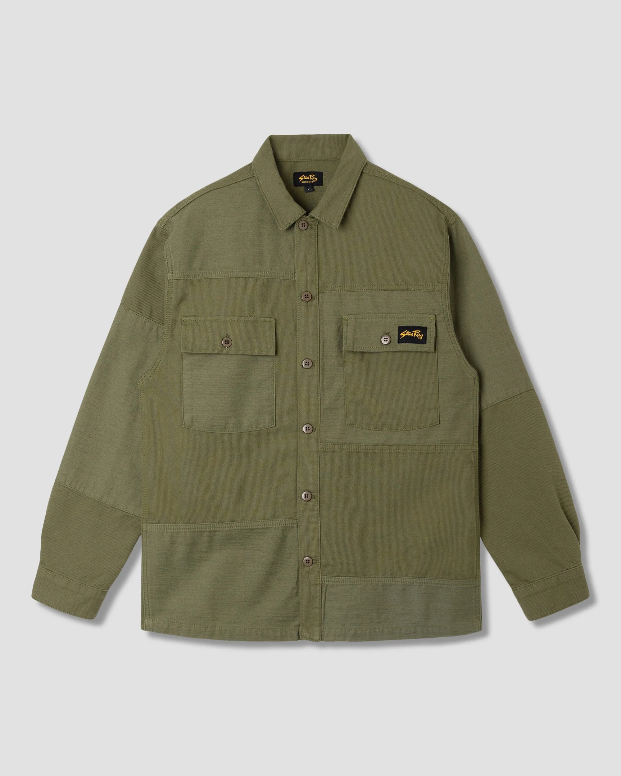 CPO Shirt - Olive Poplin/Sateen