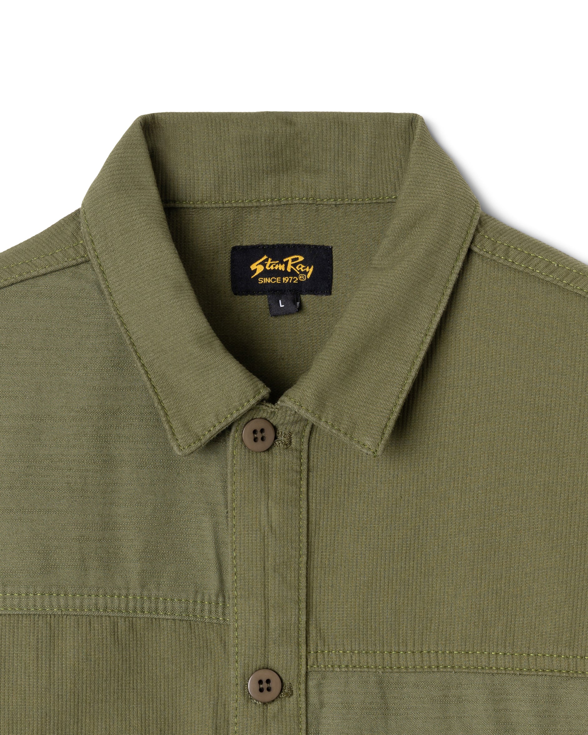CPO Shirt - Olive Poplin/Sateen