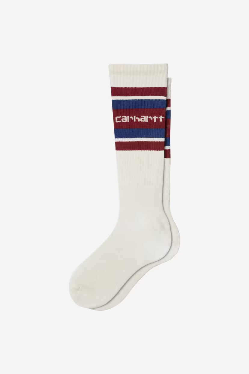 Connors Socks - Natural/Scarlet/Wolfsbane