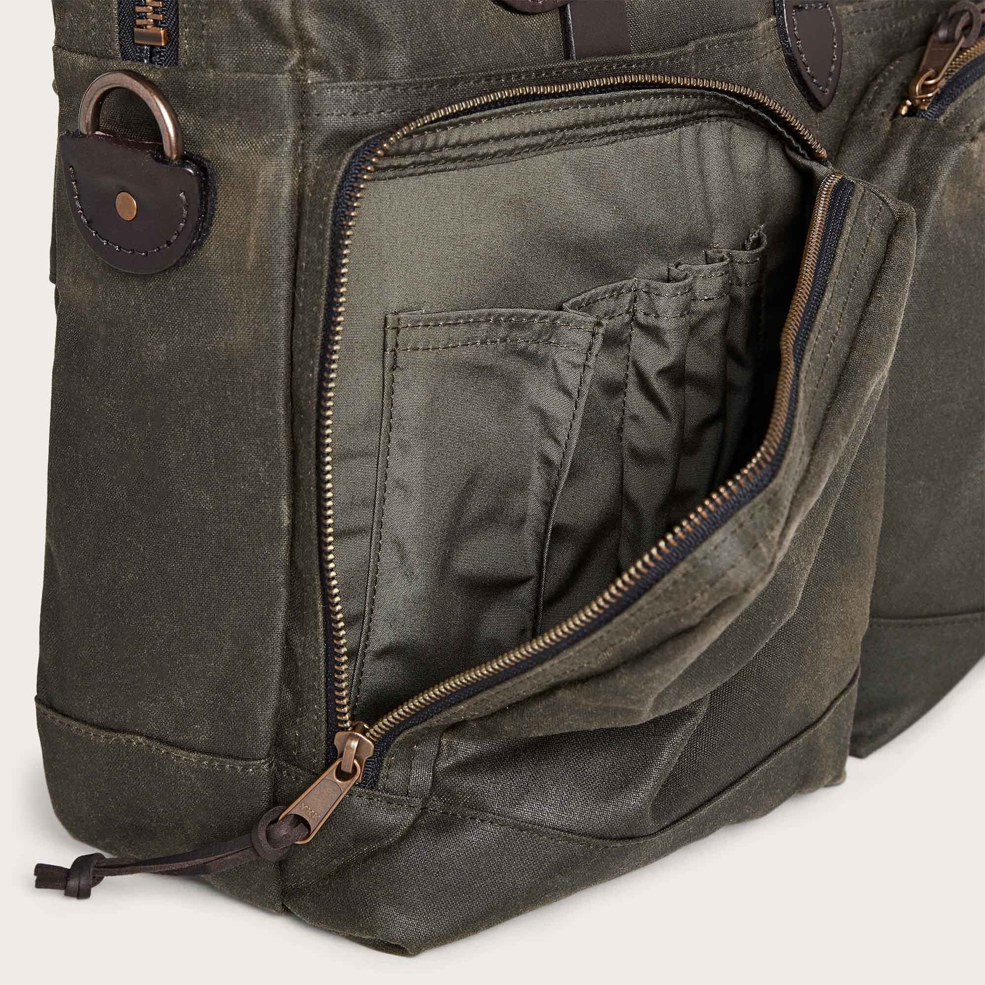 24 Hour Tin Cloth Briefcase - Otter Green