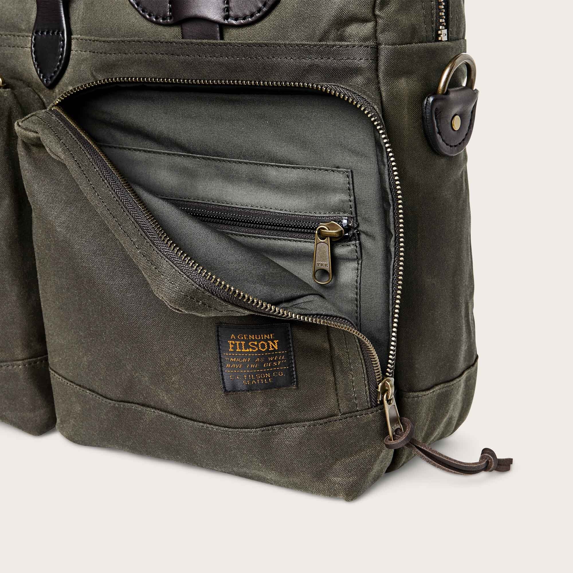 24 Hour Tin Cloth Briefcase - Otter Green