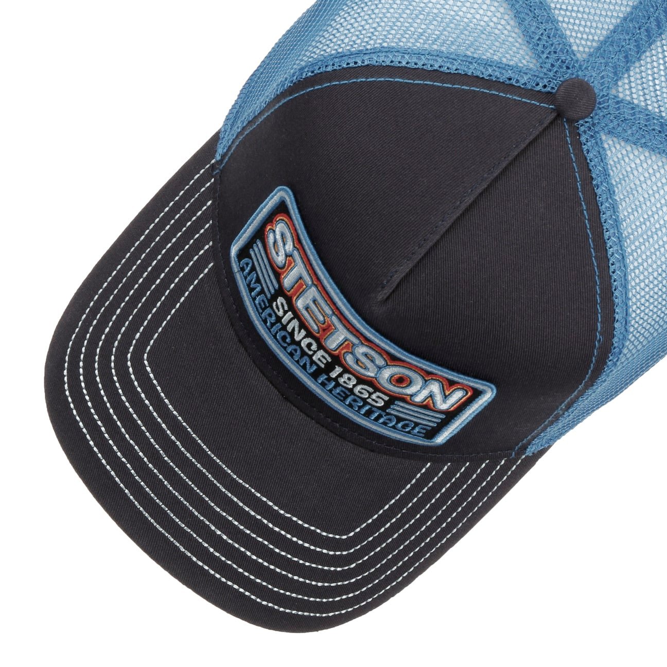 American Heritage Glow in the Dark Trucker Cap - Midnight blue