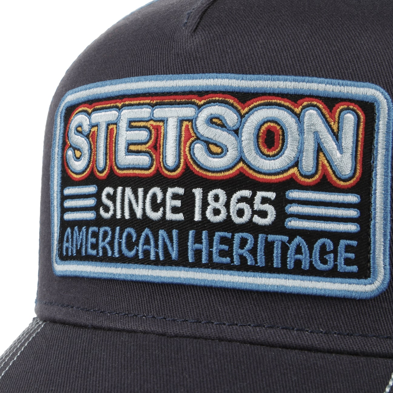 American Heritage Glow in the Dark Trucker Cap - Midnight blue