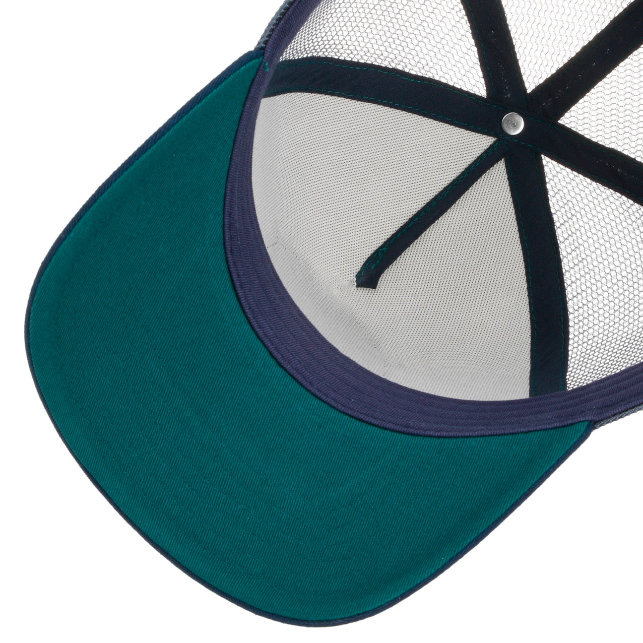 Golf Club Trucker Hat - Navy/Off White
