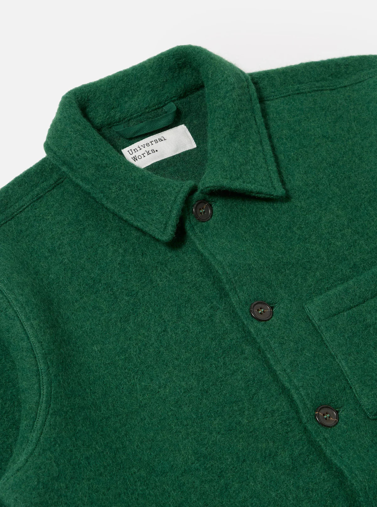 Uniform Jacket - Green Wool Fleece