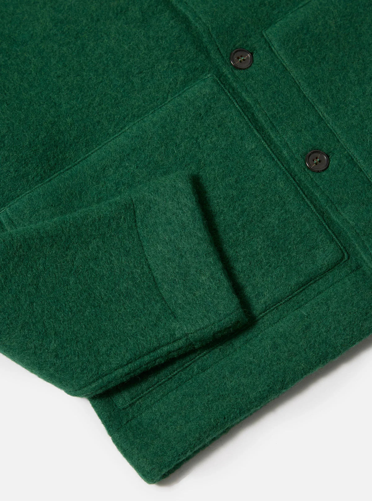 Uniform Jacket - Green Wool Fleece