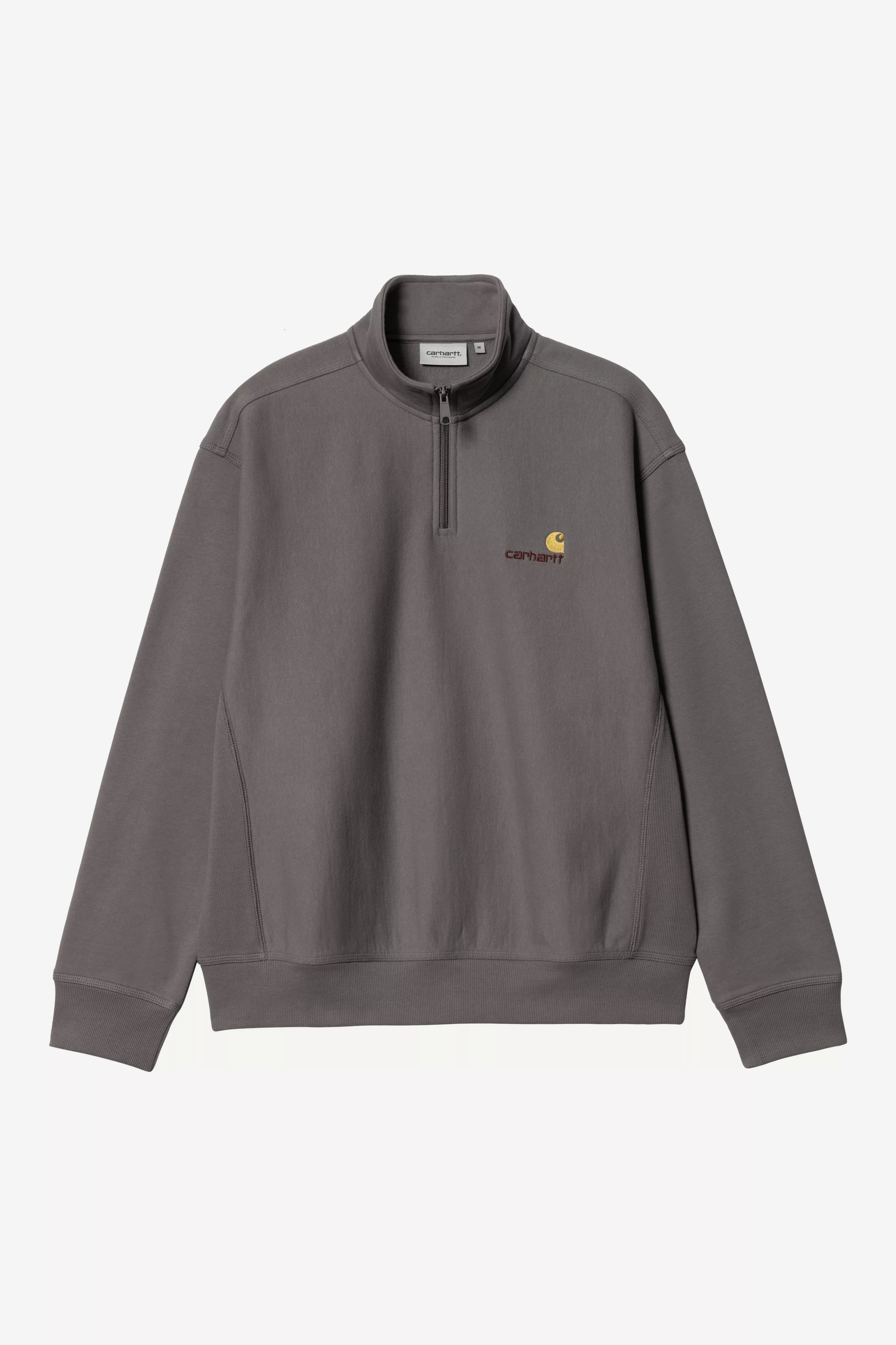 Half Zip American Script Sweatshirt - Porphyry
