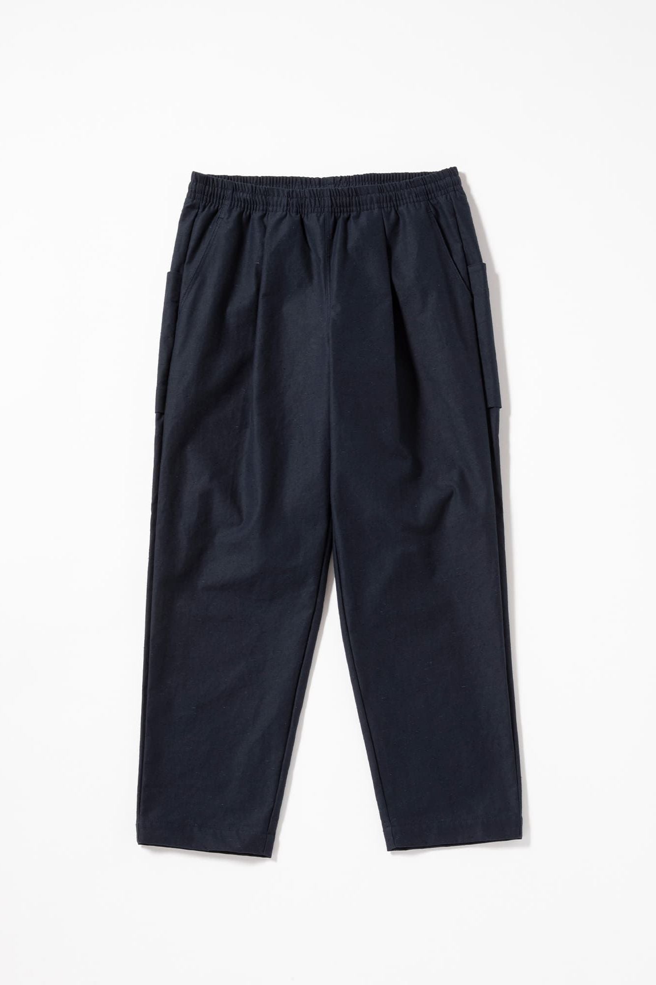 Back Nep Umps Pants - Dark Navy