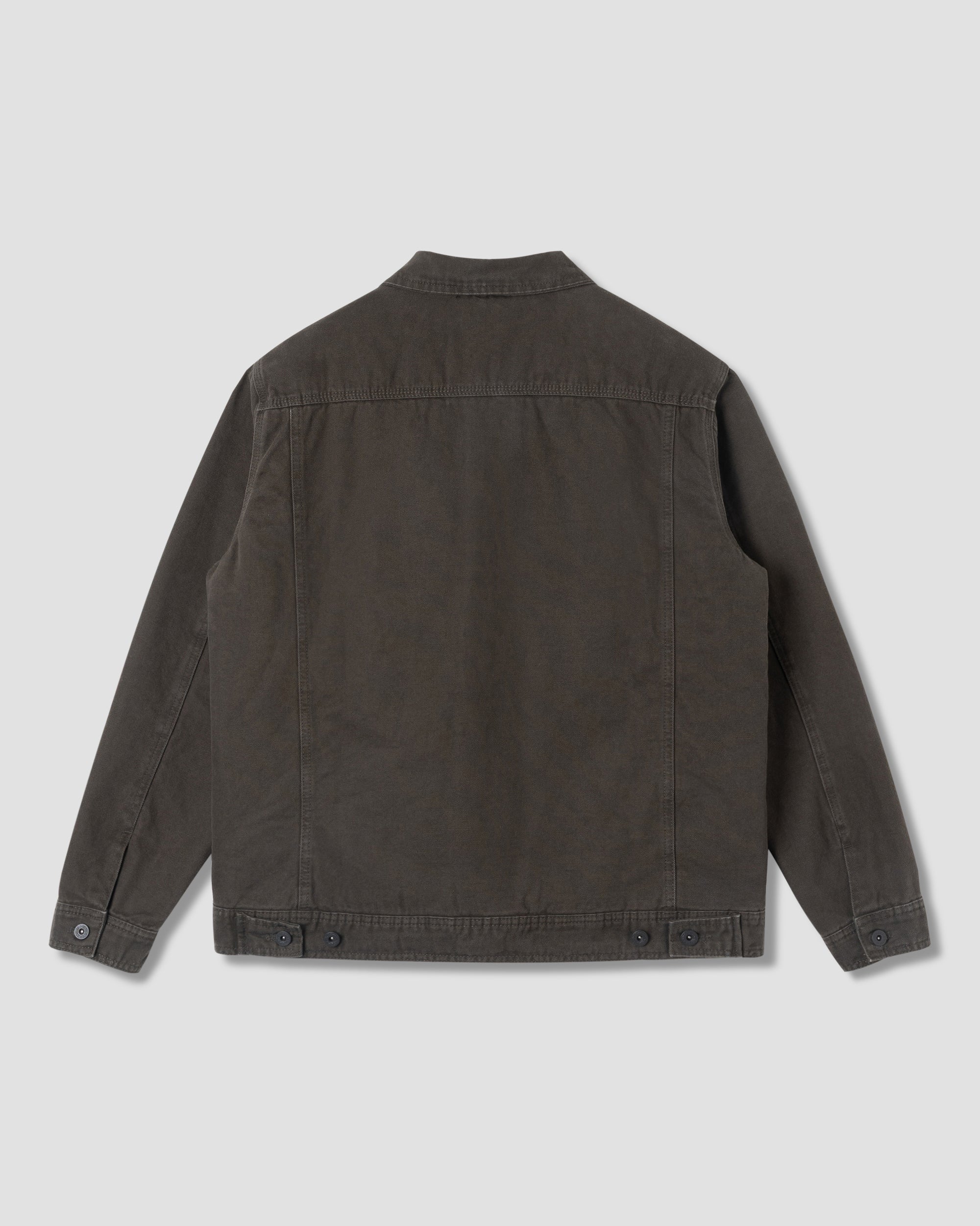 Lined Trucker Jacket - Charcoal Duck