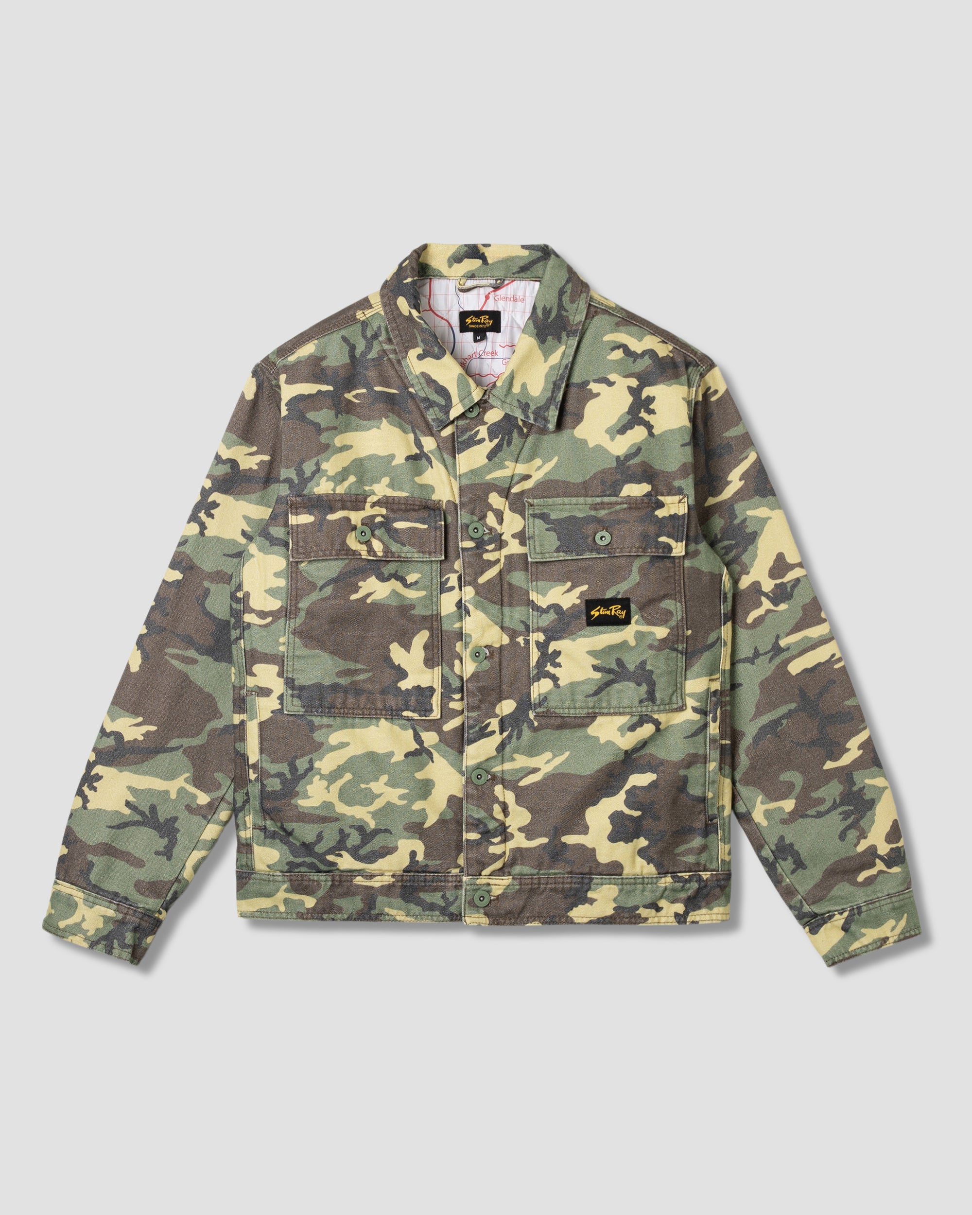 Lined Trucker Jacket - Woodland DPM Duck