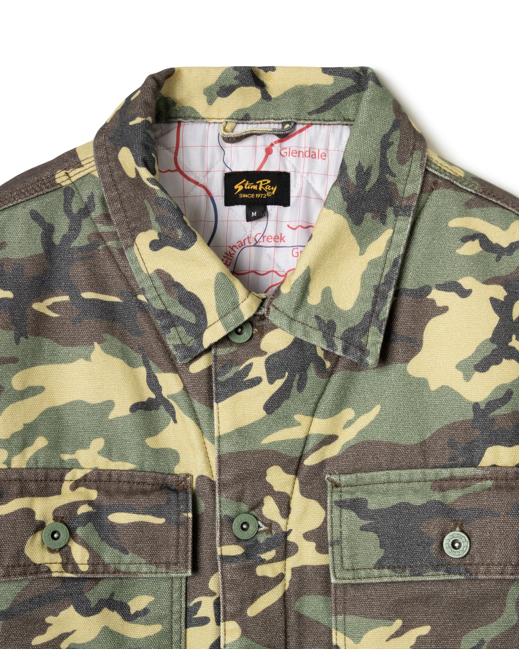 Lined Trucker Jacket - Woodland DPM Duck