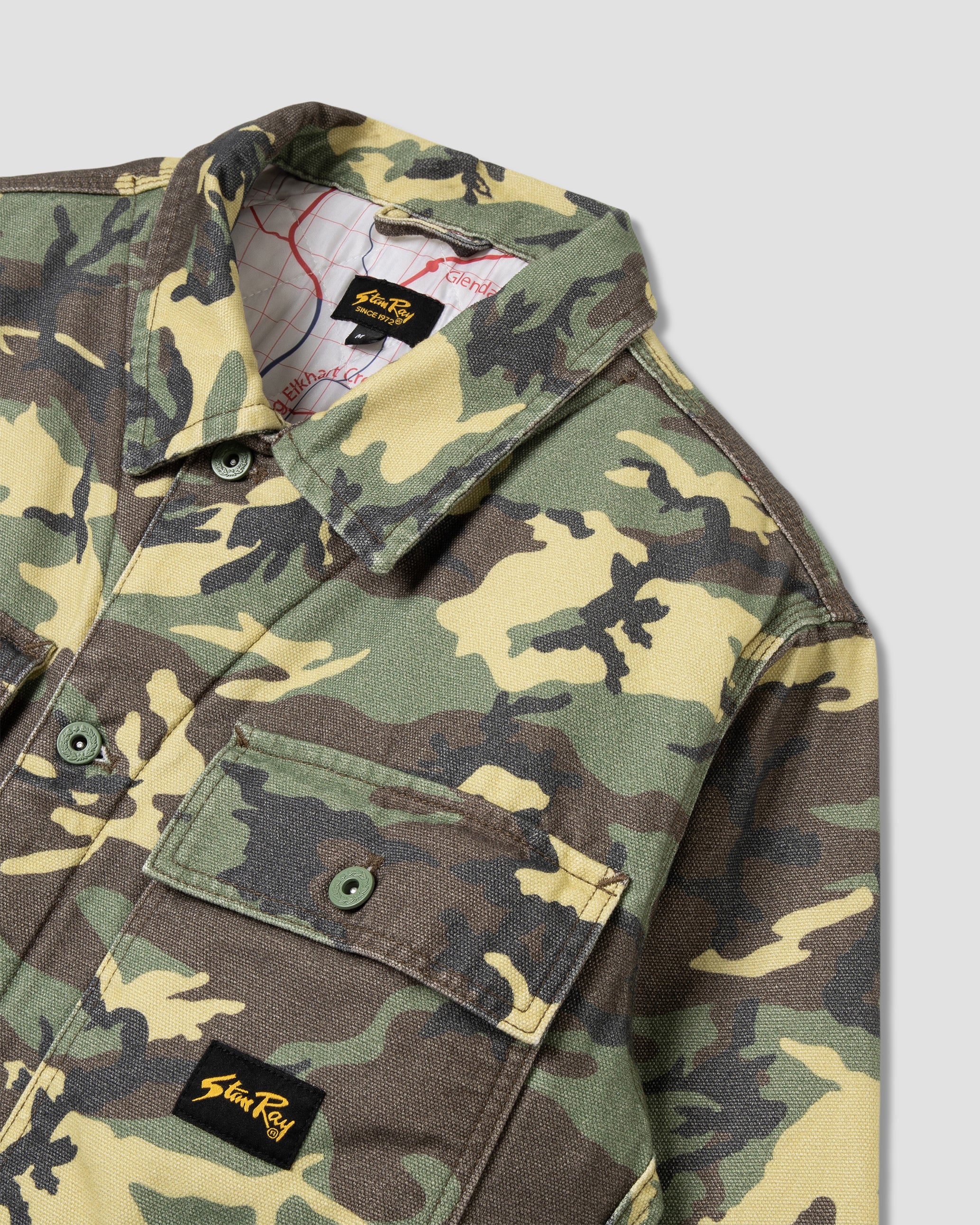 Lined Trucker Jacket - Woodland DPM Duck