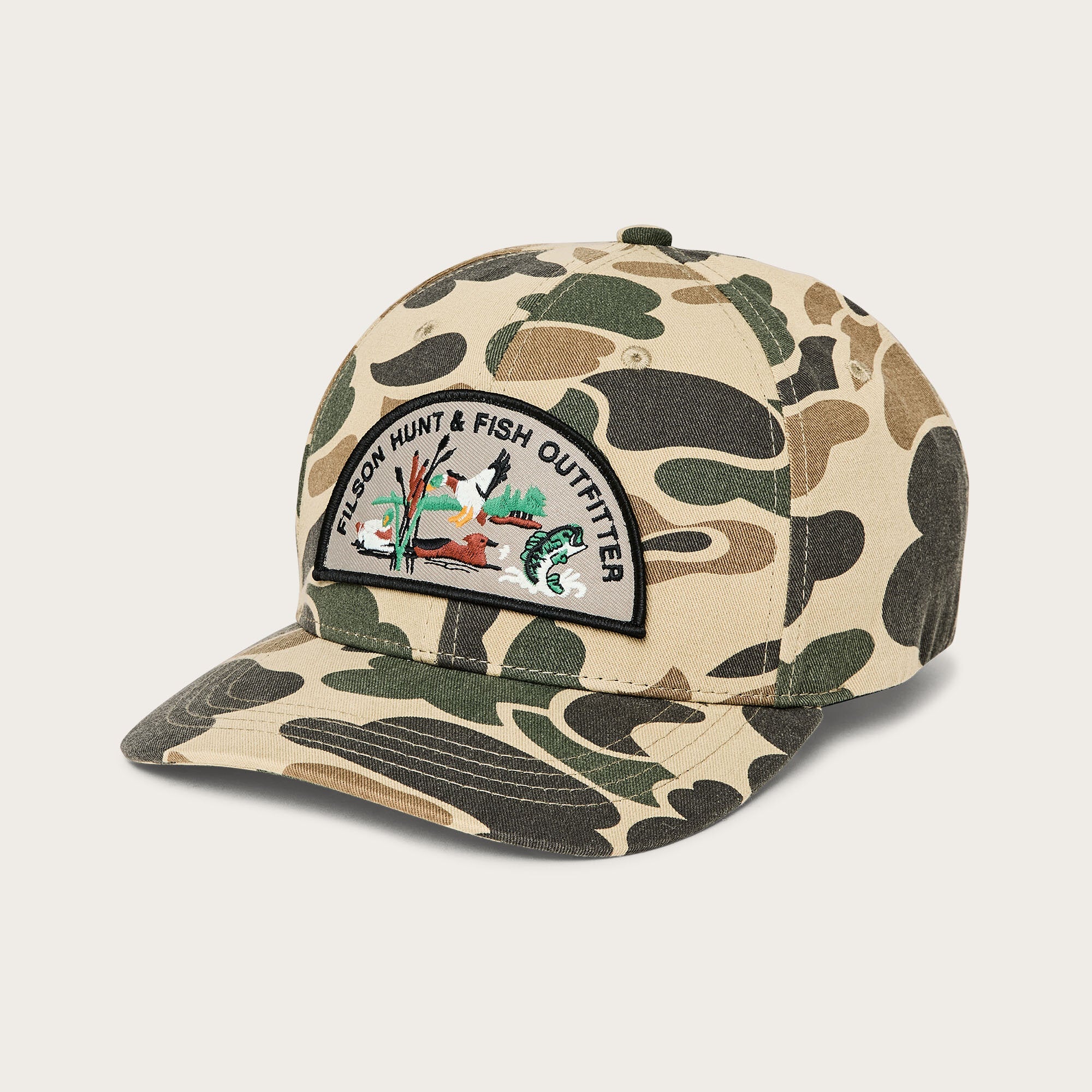 Logger Cap - Tan Camo/Hunt Fish