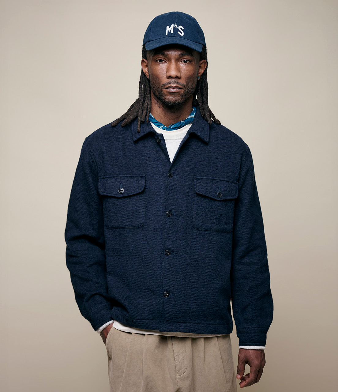 Blanket Shirt – Night Blue