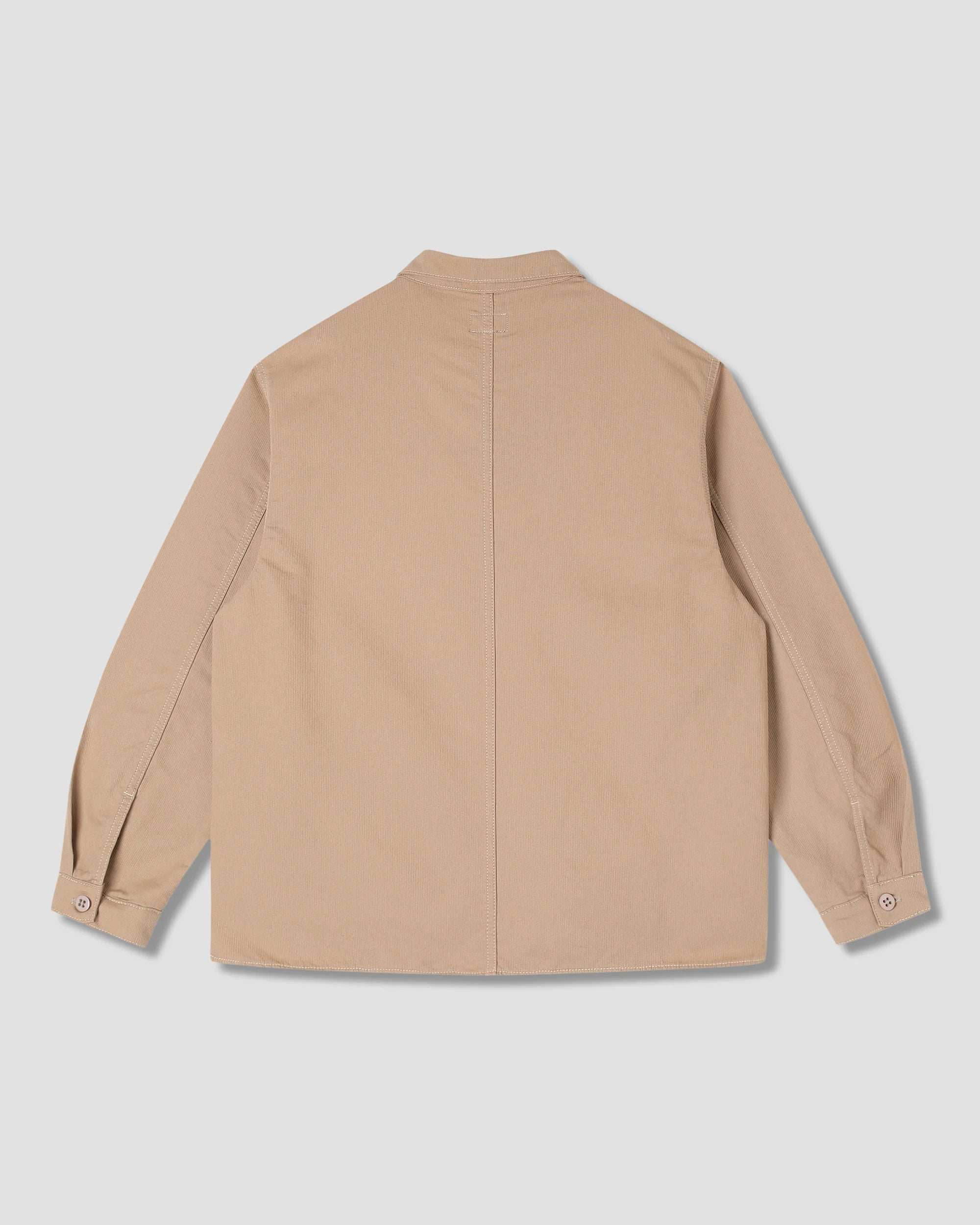 Painters Pop Over Shirt - Khaki Bedford