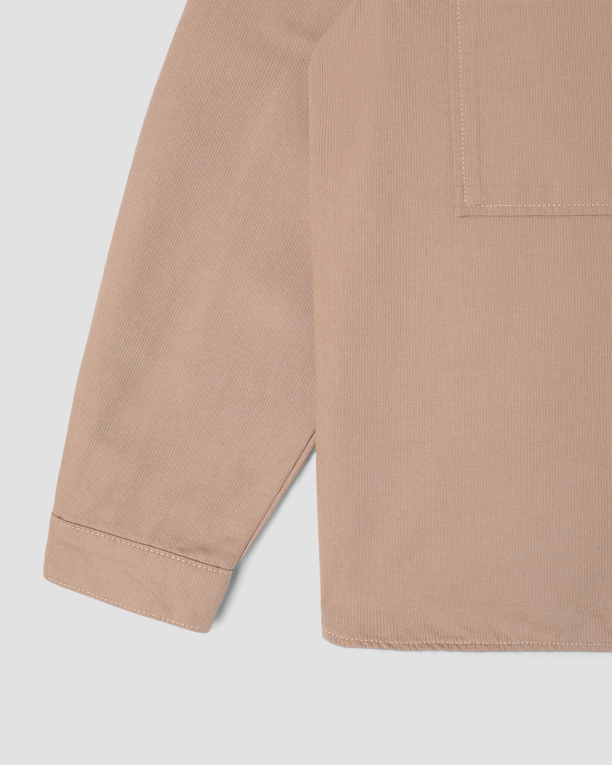 Painters Pop Over Shirt - Khaki Bedford
