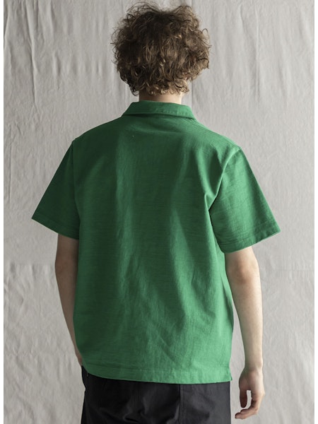 Dotsume Pocket Polo - True Green