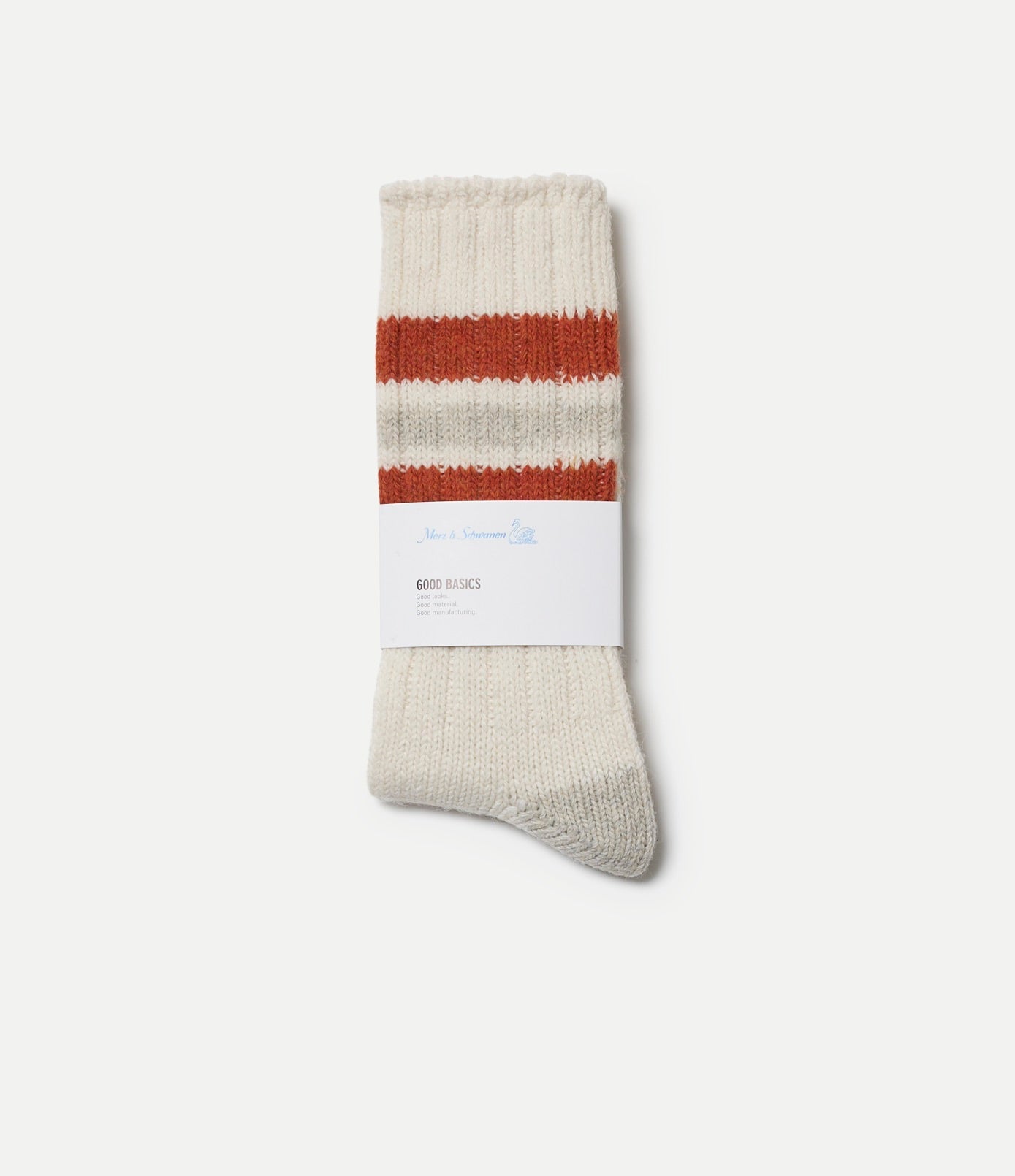 Recycled Wool Socks - Nature/Amber