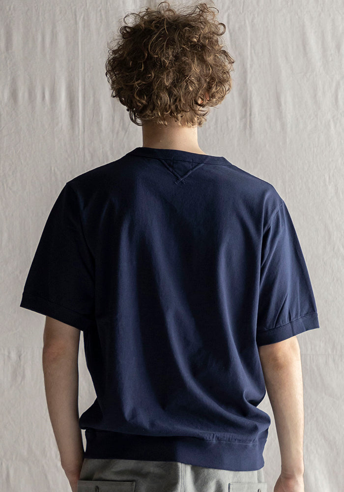 Rib T-Shirt - Navy