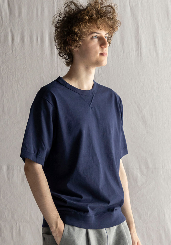 Rib T-Shirt - Navy