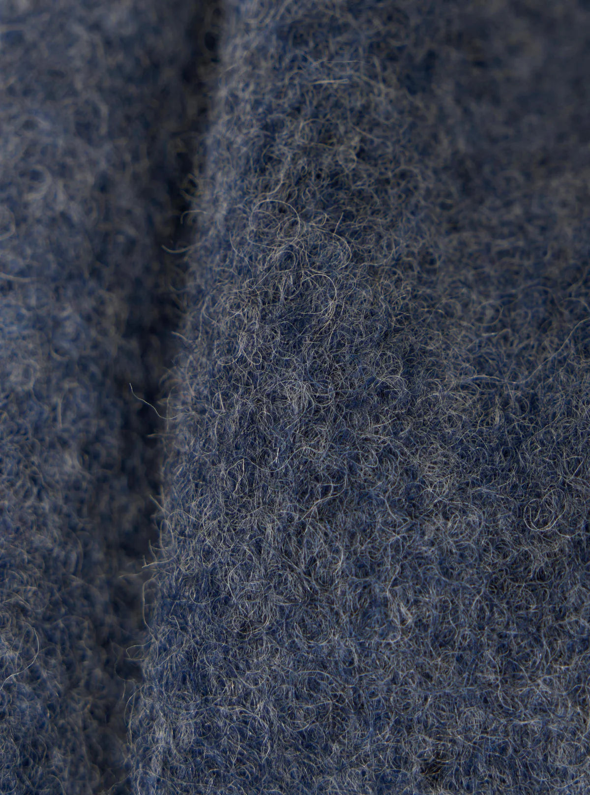 Uniform Jacket - Slate Blue Wool Fleece