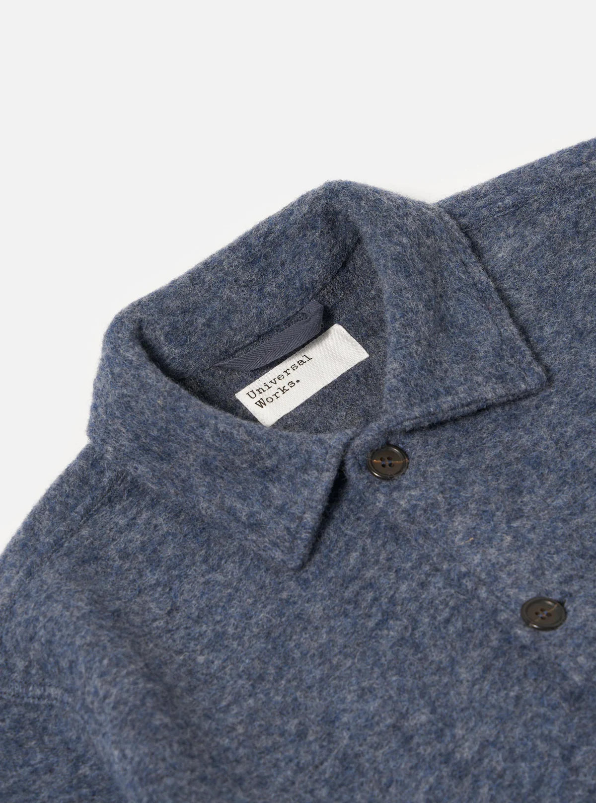 Uniform Jacket - Slate Blue Wool Fleece