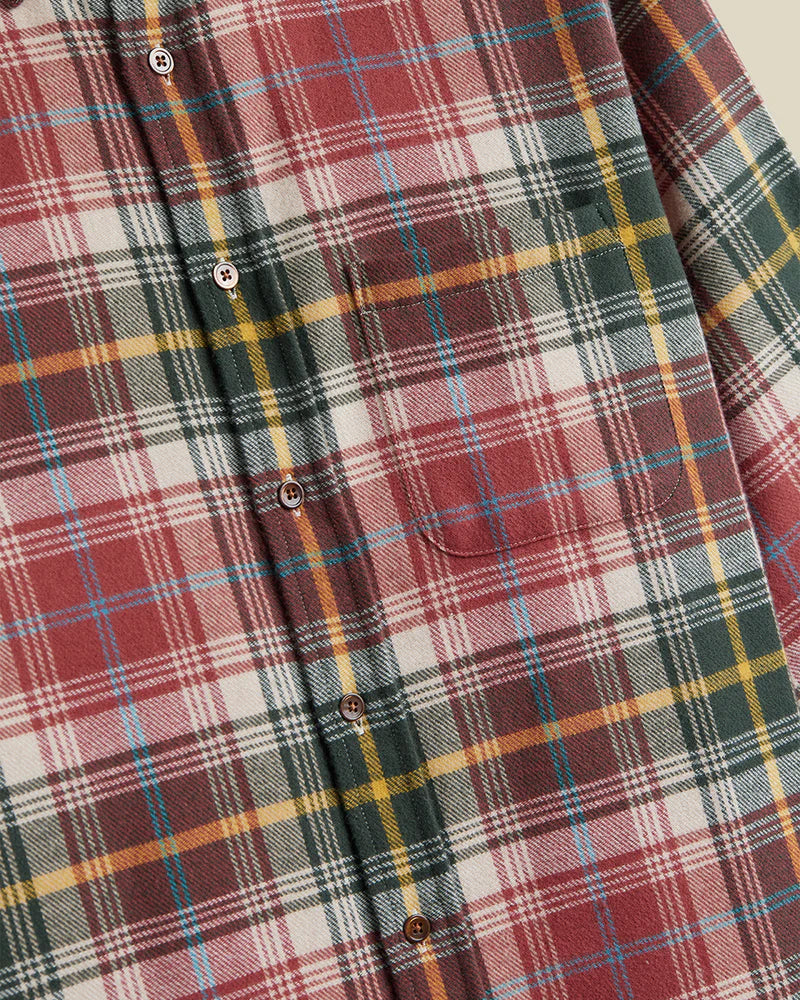 Alpi Shirt - Red Tartan Plaid
