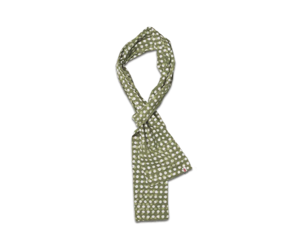 Dot Japanese Style Scarf - Green