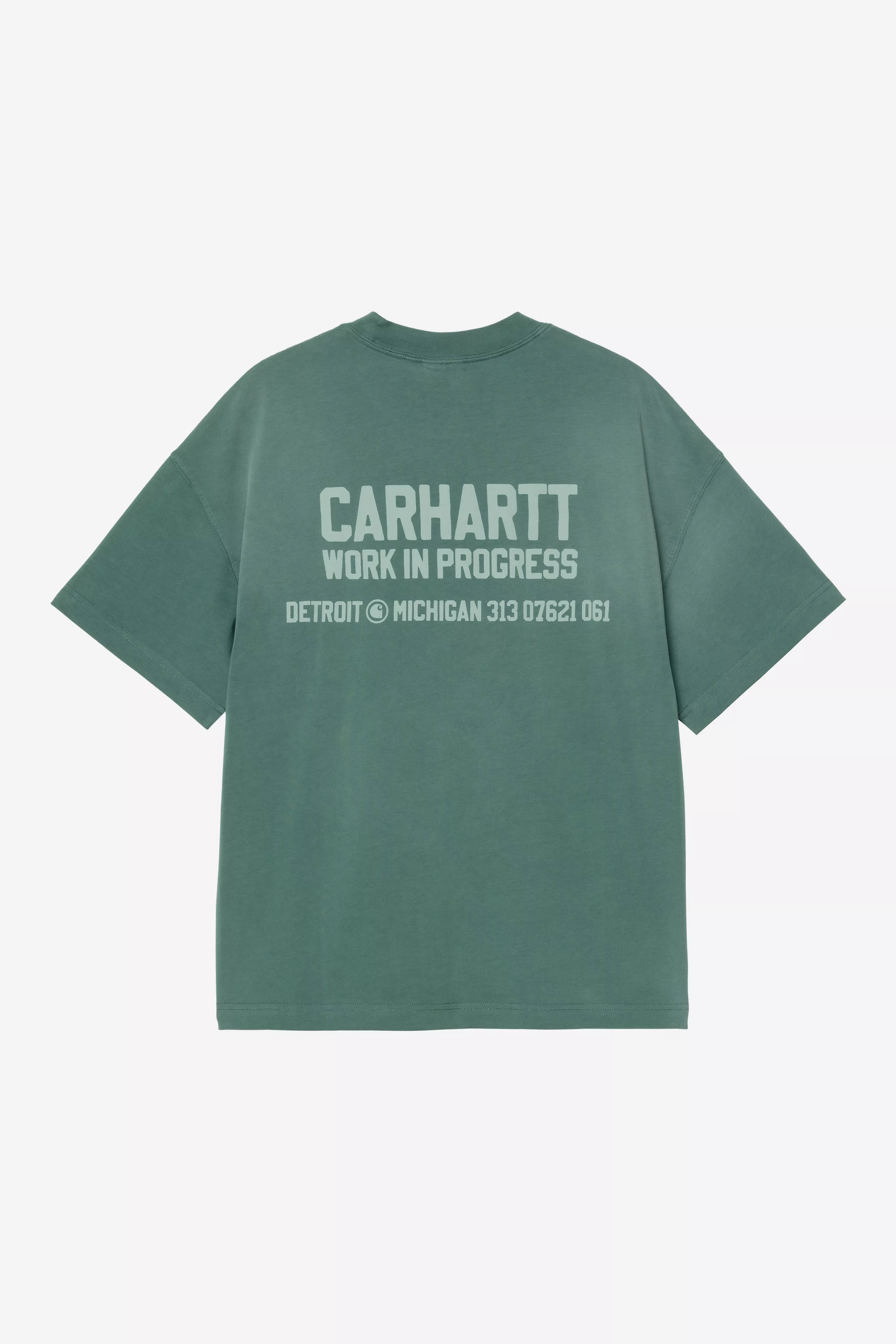 S/S Distance T-Shirt - Dark Fir (Stone Dyed)