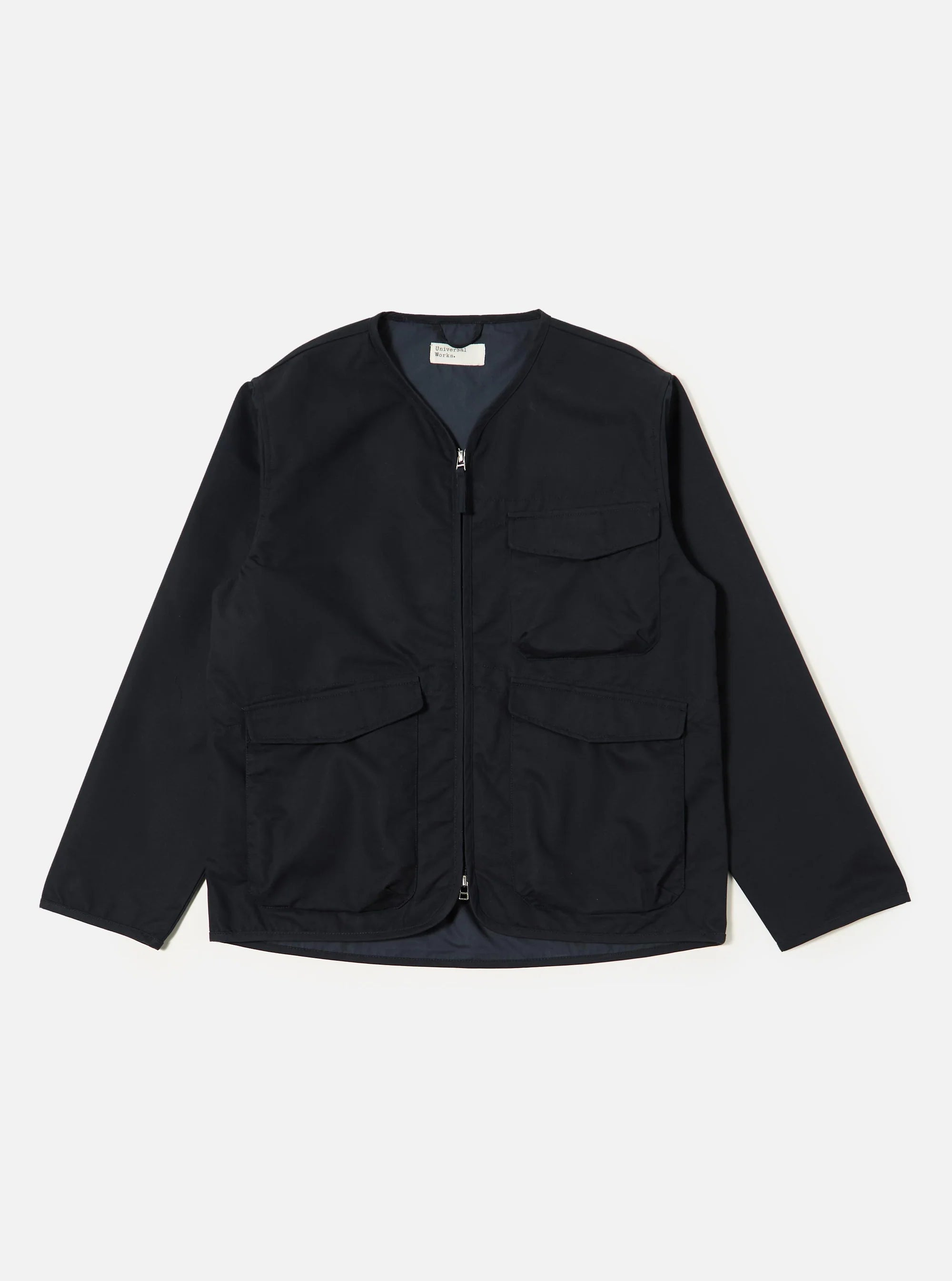 Parachute Liner Jacket - Navy Brushed Polytech