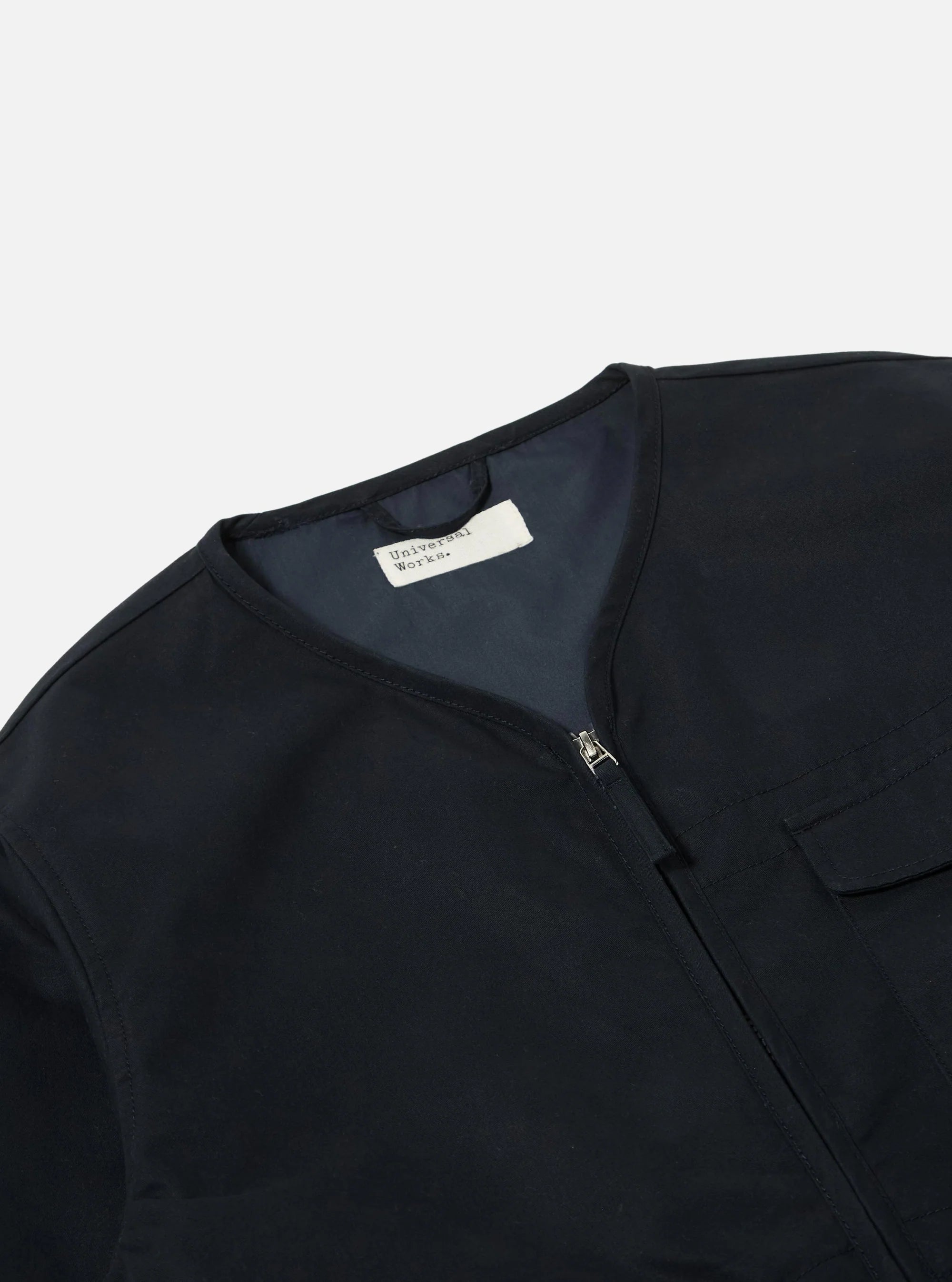Parachute Liner Jacket - Navy Brushed Polytech