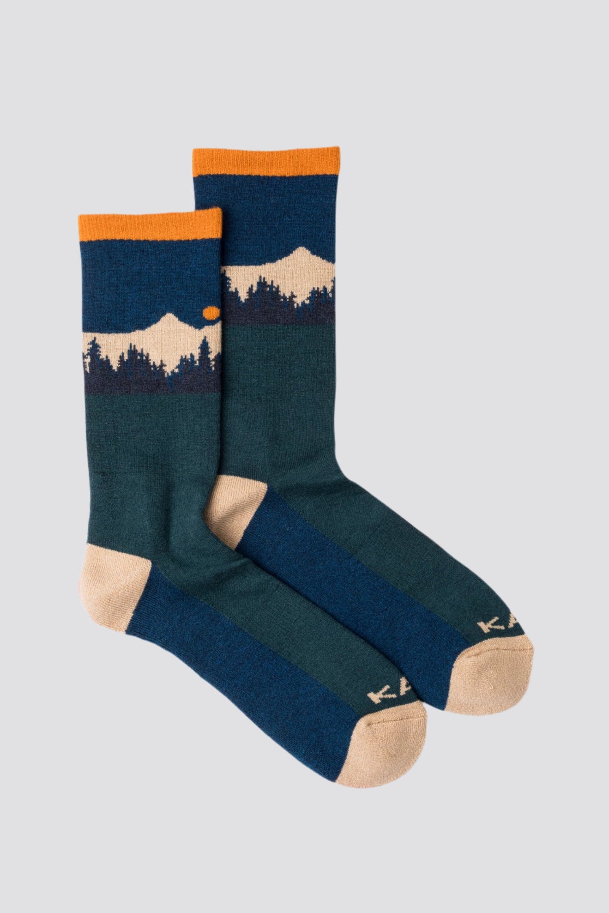 KAVU Moonwalk Socks - Mountain Stripe