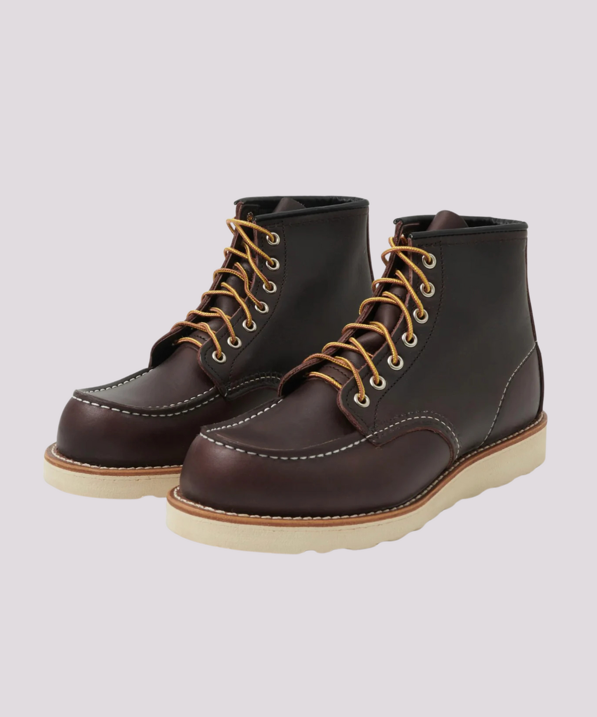 Red Wing 8847 6-Inch Moc Toe Boots - Black Cherry Excalibur