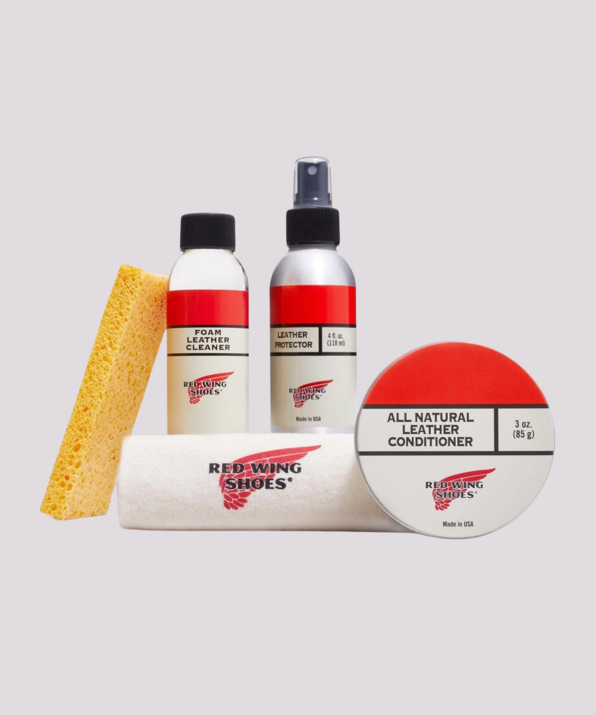 Red Wing 98030 Oil Tanned Leather Care Set