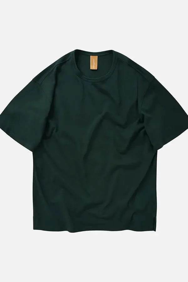 OG DOUBLE RIB OVERSIZED TEE DARK GREEN