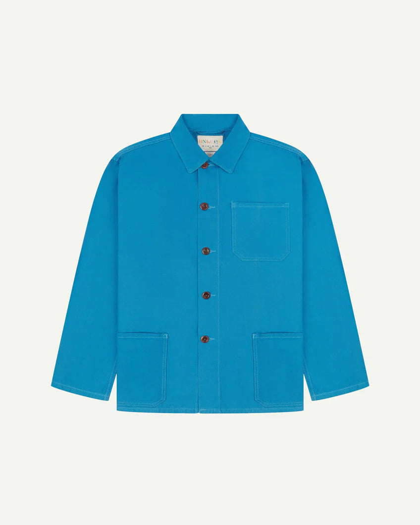 Buttoned overshirt - bright blue