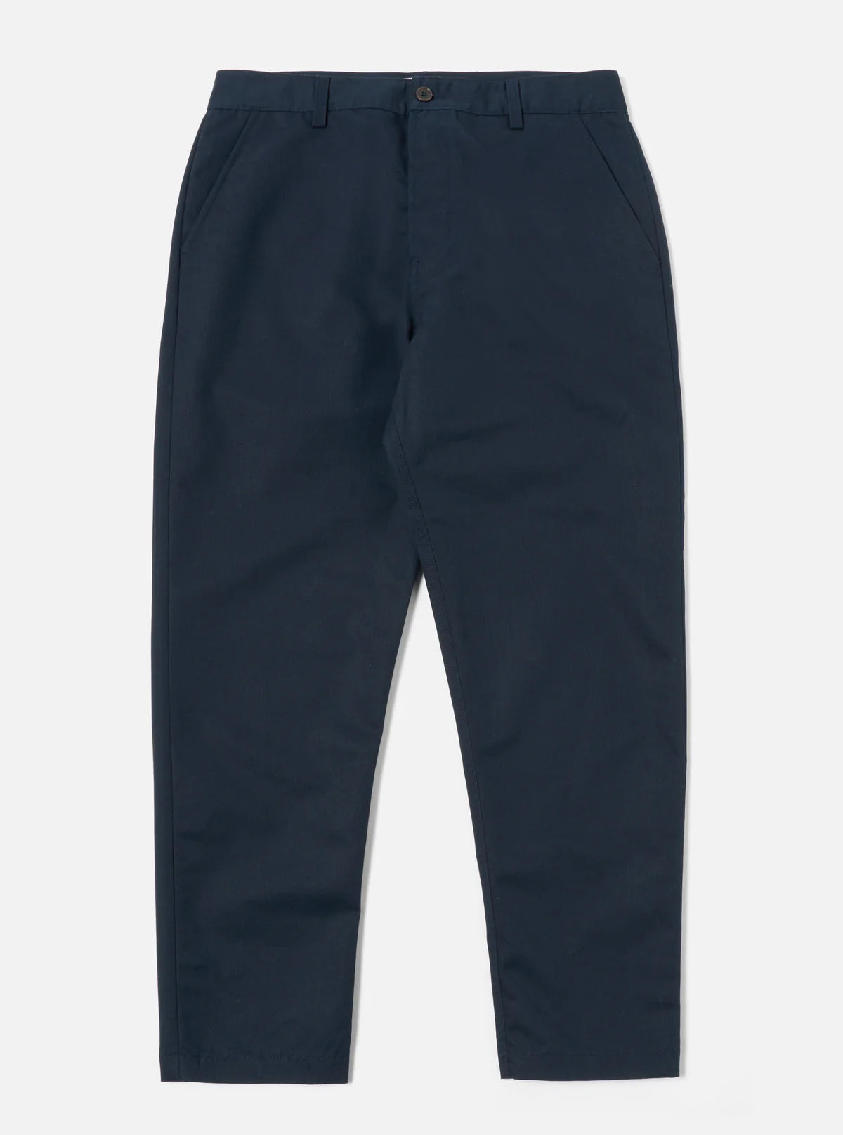 Universal Works Military Chino in Navy Brushed Polytech