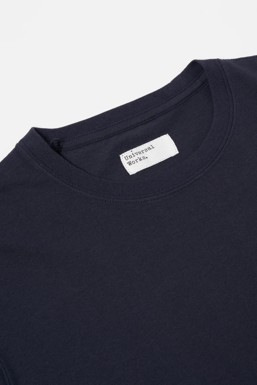 Universal Works Print Tee in Navy Single Jersey UW31