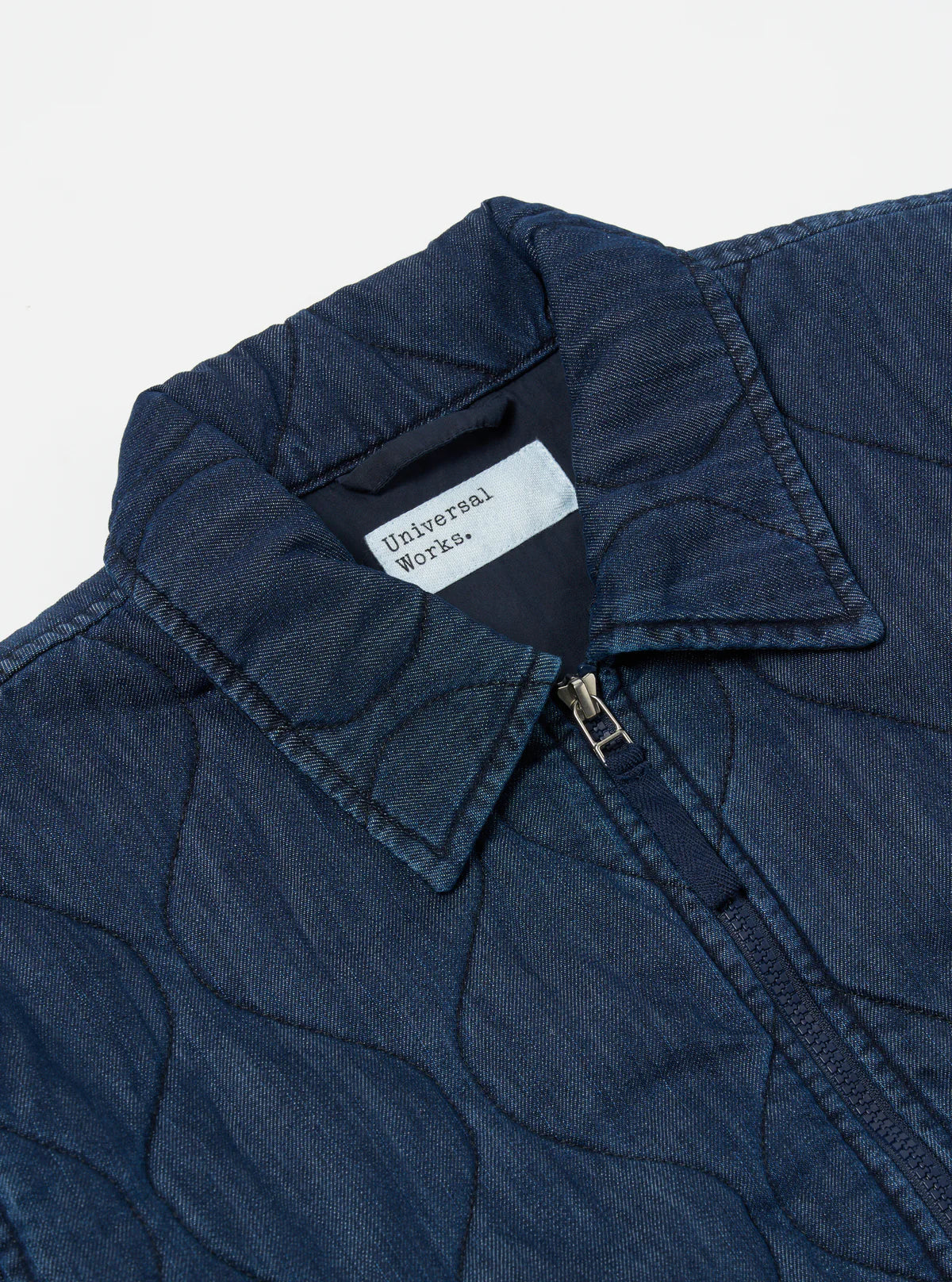 Universal Works - Gower Jacket in Indigo Quilt Denim