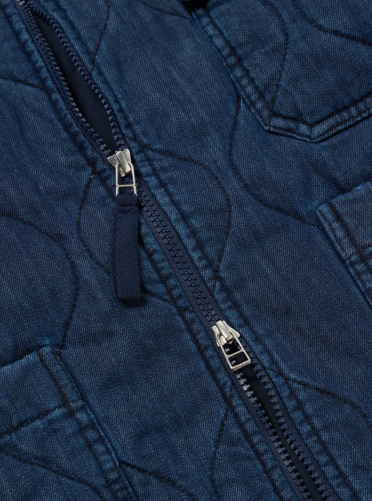 Universal Works - Gower Jacket in Indigo Quilt Denim