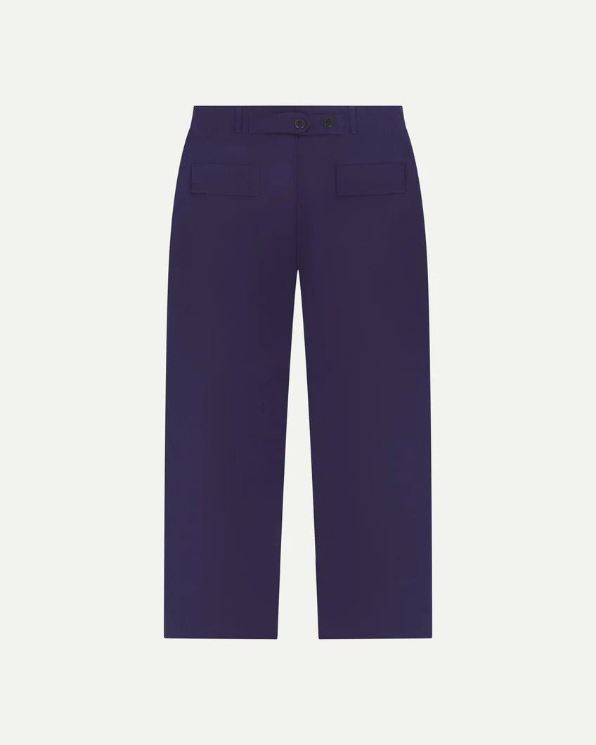 Barrel leg pants - deep indigo