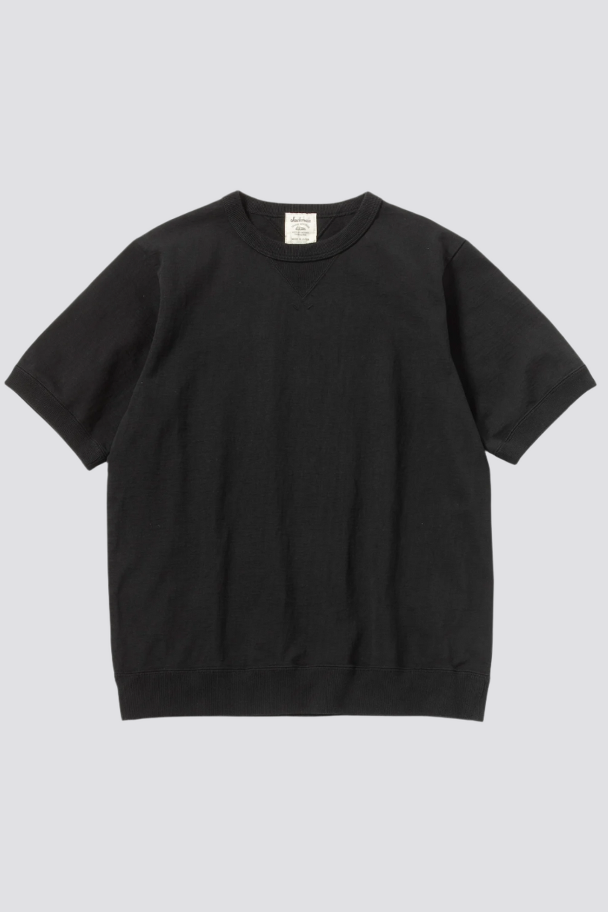 Jackman Dotsume Rib T-Shirt - Black