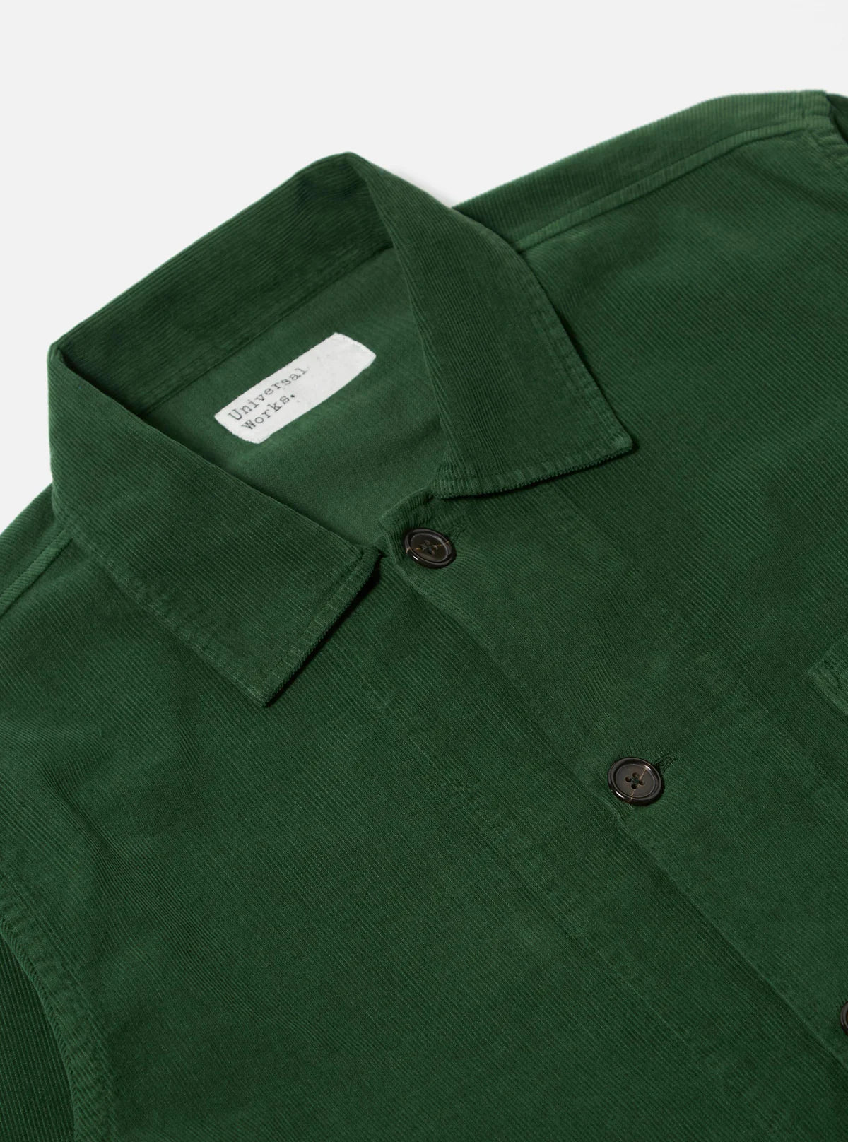 Bakers Overshirt - Green Fine Cord