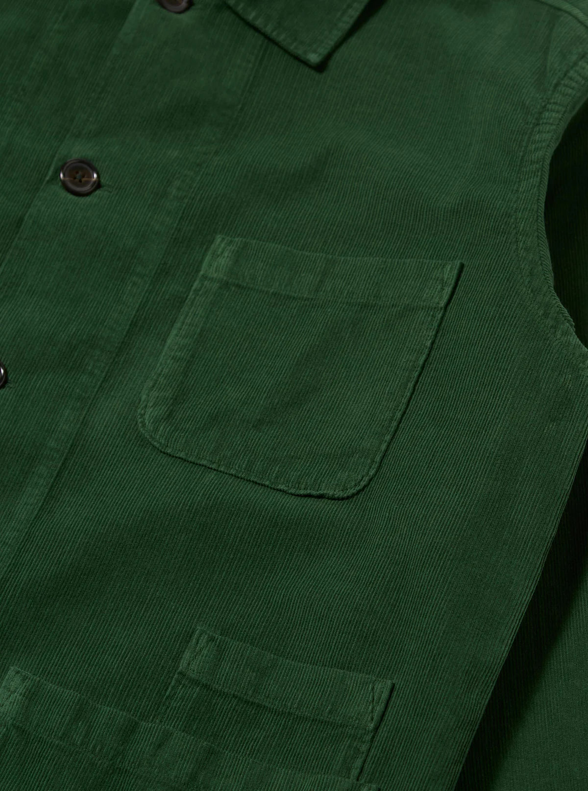 Bakers Overshirt - Green Fine Cord