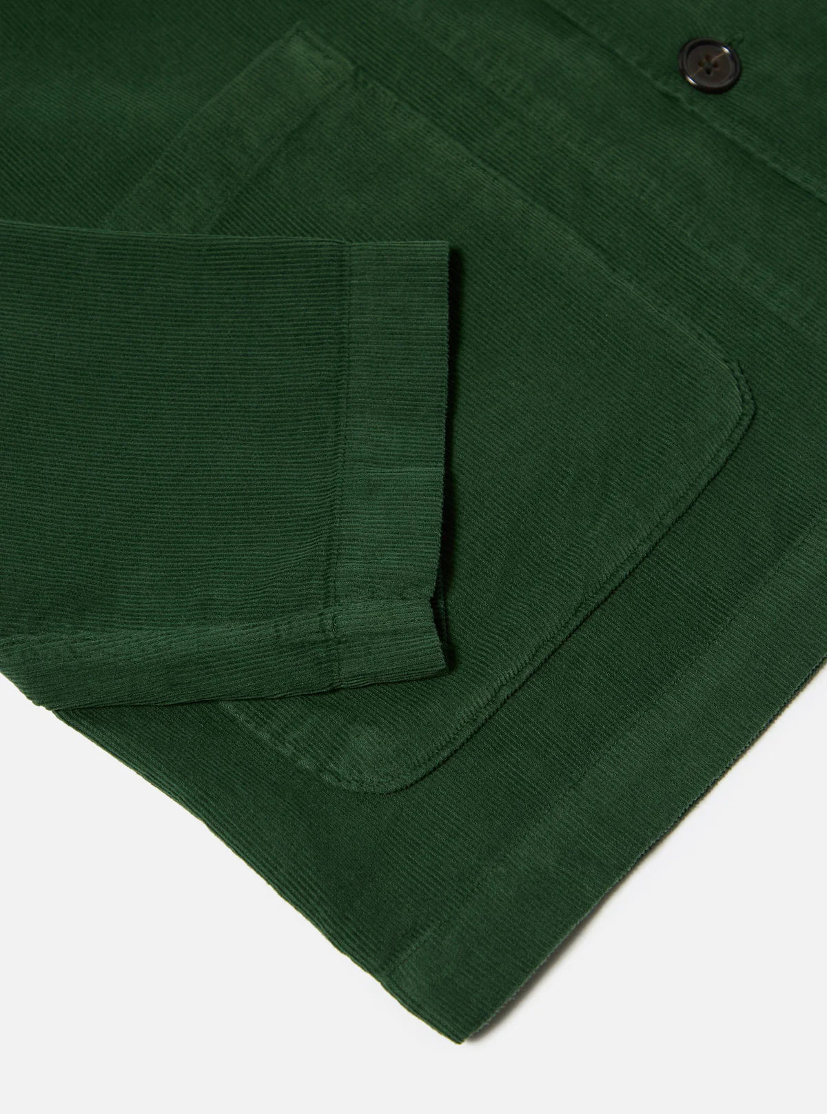 Bakers Overshirt - Green Fine Cord