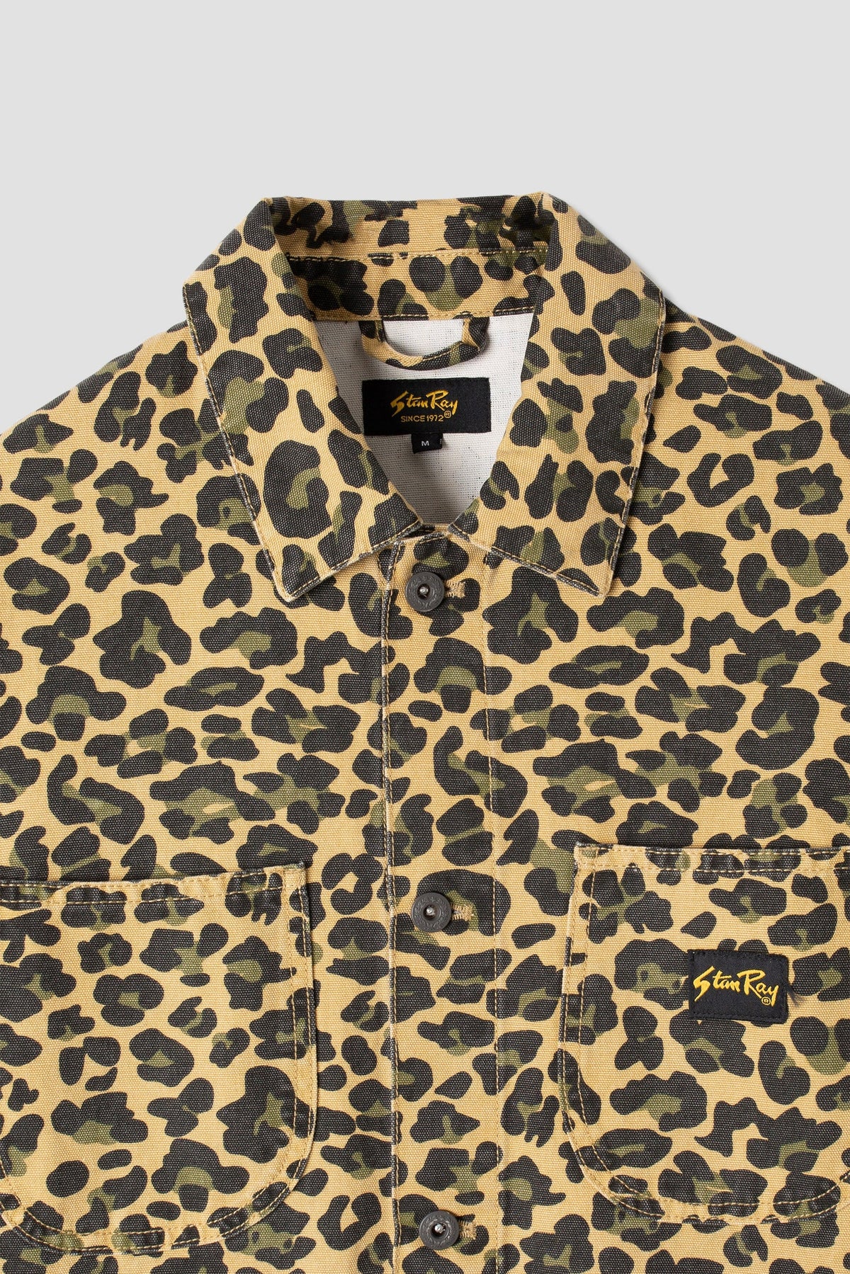 COVERALL JACKET - Leopard Camo