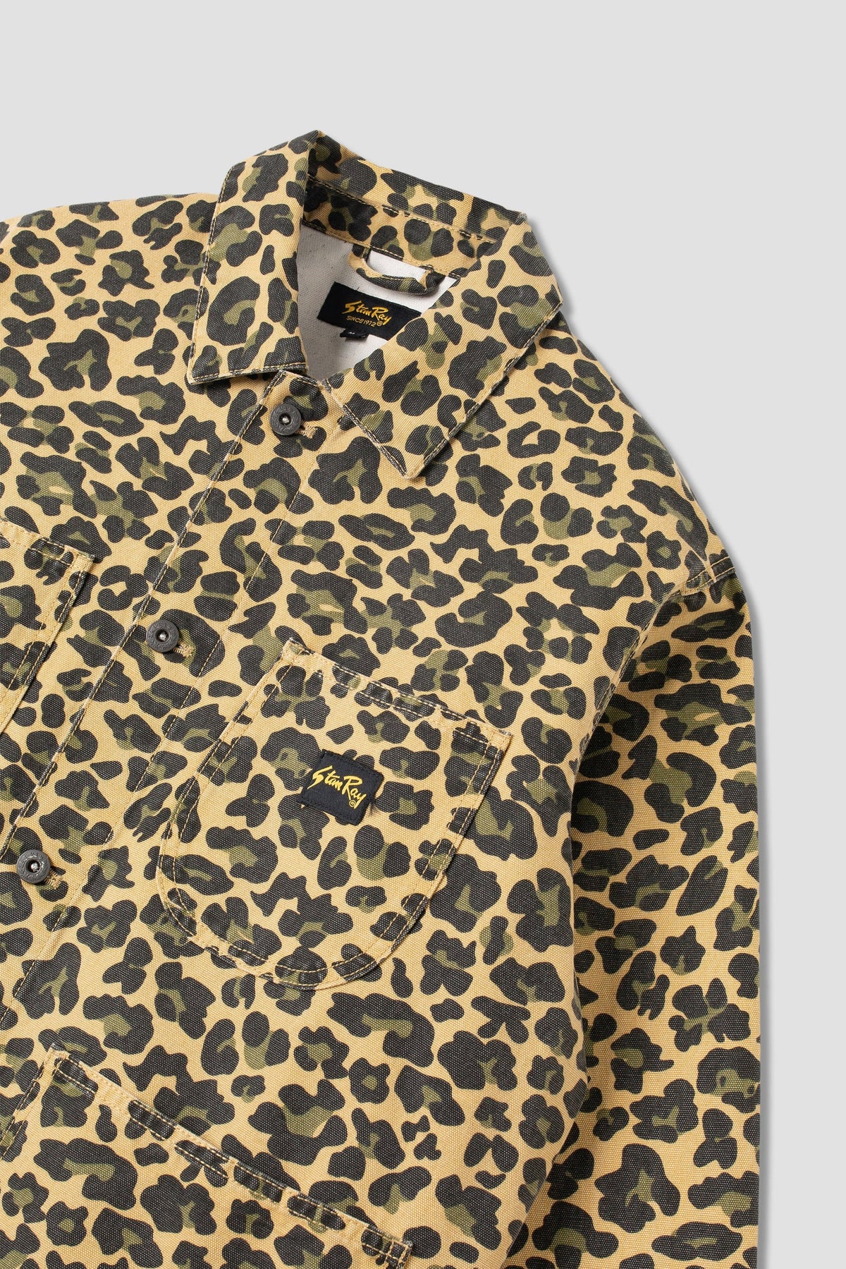 COVERALL JACKET - Leopard Camo